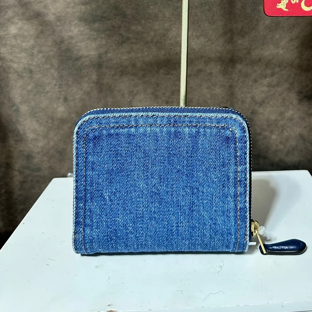 Coach Essential Denim Bifold Wallet - Picture 3 of 6